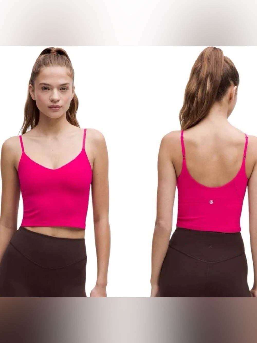 lululemon athletica Bright Pink Adjustable-Strap  align tank